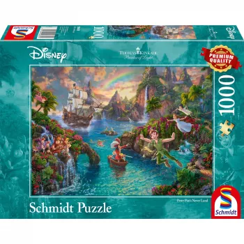 Puzzle Schmidt Spiele Disney Piotruś Pan 1000 szt. Kreskówki