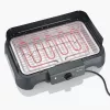 SEVERIN grill elektryczny stołowy PG 8593, 2000 W, prostokątny ruszt, czarny