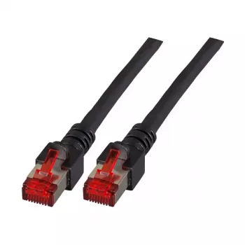 EFB-Elektronik RJ45 kabel krosowy kat.6 S/FTP LSZH czarny 50m Producent: EFB Elektronik (K5515.50)