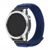 Zamienny sportowy pasek FIXED do Garmin QuickFit 22 mm — ciemnoniebieski nylon, 160–210 mm