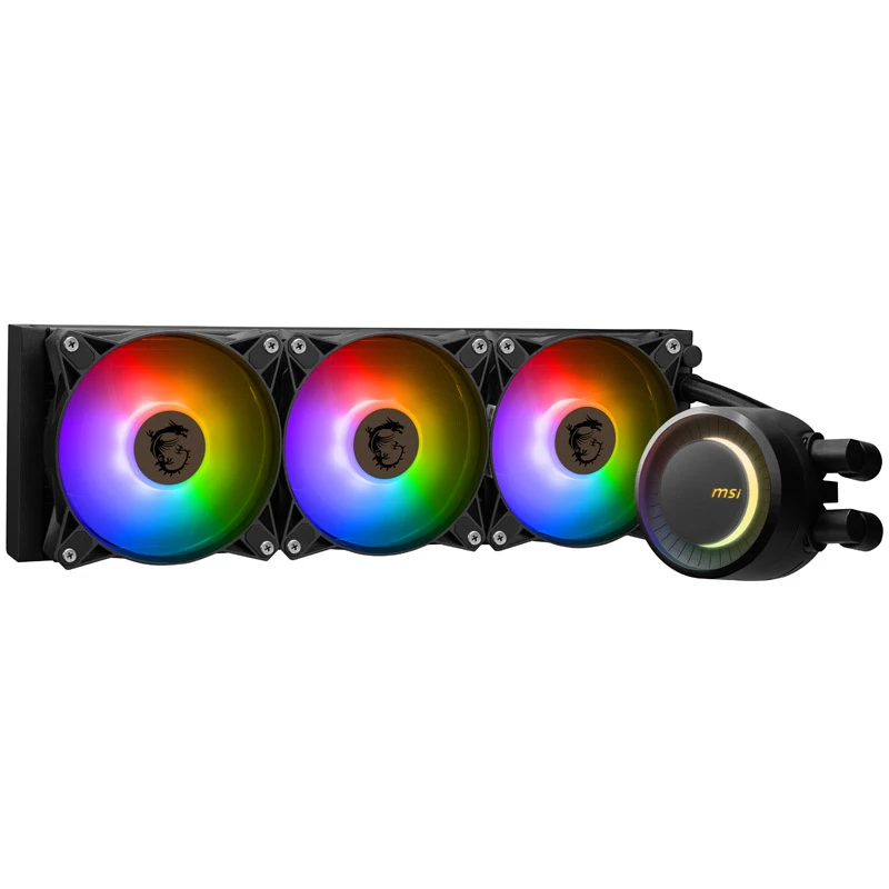 MSI MAG CORELIQUID E360 system chłodzenia komputera Płyta główna, Procesor Zestaw chłodzenia cieczą 12 cm Czarny