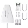 Zewnętrzna antena 4G/5G LTE QOLTEC 9 dBi, złącze N żeńskie, kabel 3 m