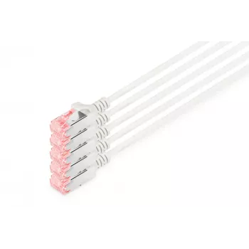 Kabel sieciowy Digitus CAT 6 U/FTP cienki patch cord RJ-45 Cat6 10m szary
