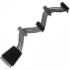 Kabel SATA Silverstone CP06-E4 0,19 m