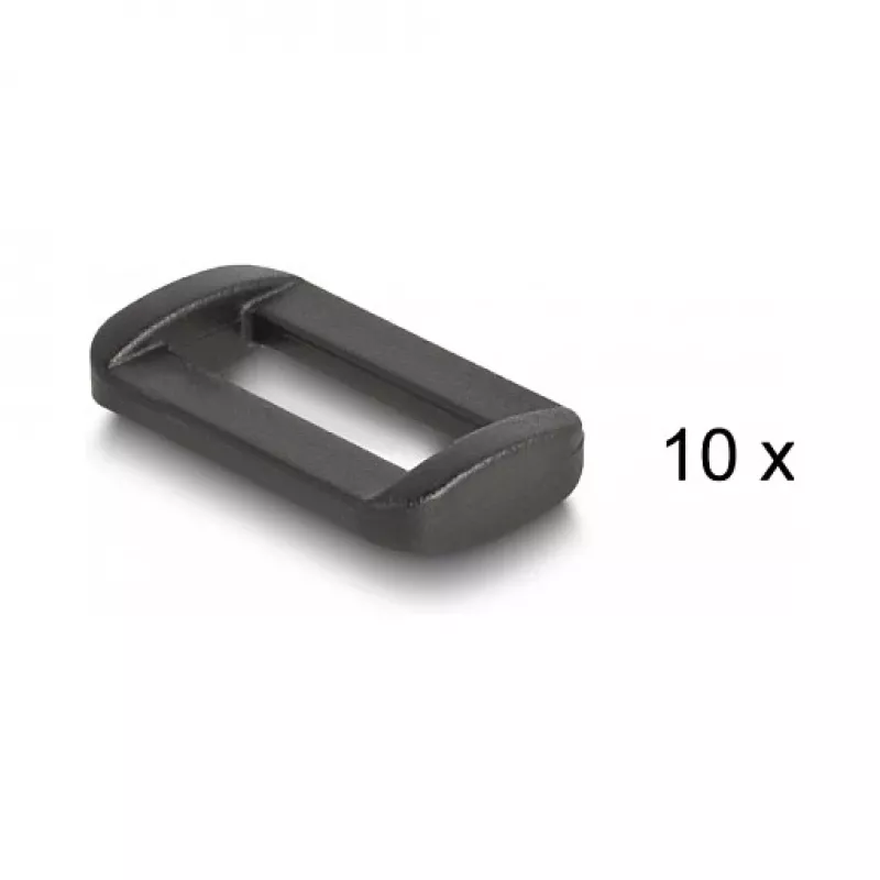 Taśma DeLOCK na rzep 3 m x 20 mm, czarna, nylon
