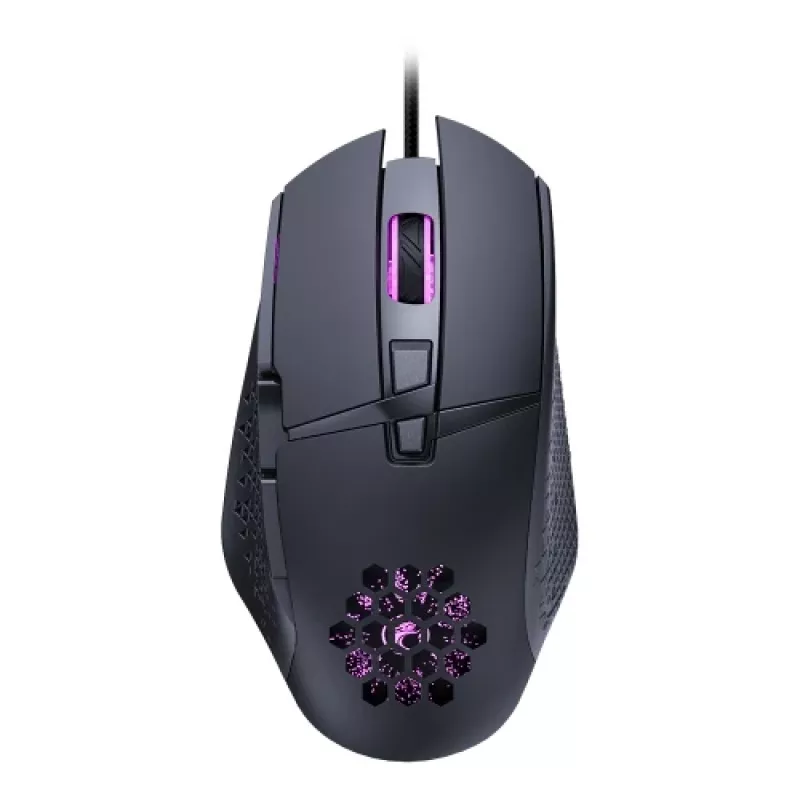Lumi Legend WM03G-16 Mysz przewodowa, USB typu A, optyczna, 7200 DPI, czarna