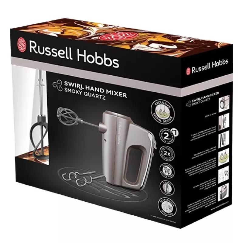 Russell Hobbs 25892-56 mikser Mikser ręczny 350 W Kwarcowy metaliczny