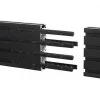 Szyna montażowa B-Tech BT8390 Zestaw przedłużający Czarny 12mm szerokość 8mm głębokość 180mm długość