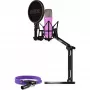 NT1 Signature +XLR-kabel+Desktop Studio Arm, mikrofon liliowy, zestaw
