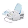Nebulizator stołowy siateczkowy ESPERANZA ECN002 — nebulizacja 0,4 ml/min, pojemność 10 ml, maski dla dorosłego i dziecka, ustnik, 220 V