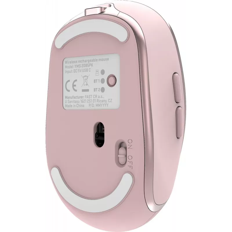 Mysz bezprzewodowa YENKEE YMS 2085PK NOBLE Dual WiFi Bluetooth