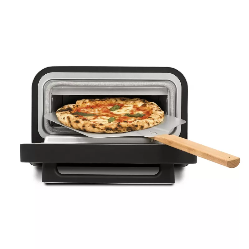 Piekarnik do pizzy G3FERRARI G10204 — blatowy piec do pizzy, 1 pizza, 1850 W, maks. Ø 30 cm, czarny/srebrny