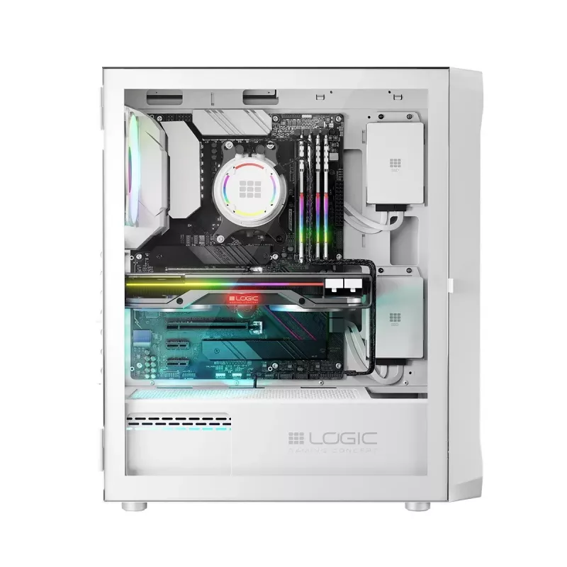 Obudowa Logic PORTOS ARGB MINIDI USB 3.0 Biała