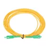 Extralink SC/APC-SC/APC Patchcord, LSOH, jednomodowy, simpleks, G.657A2, 3mm, 15m, żółty
