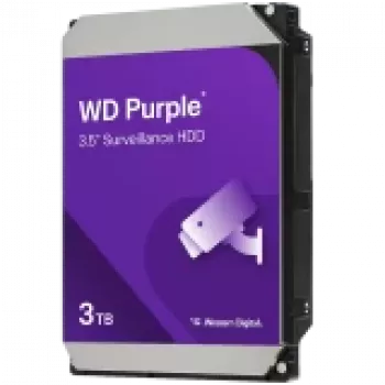 Dysk twardy wewnętrzny Western Digital fioletowy WD34PURZ 3 TB 3.5 cala 5400 RPM 128 MB Serial ATA III