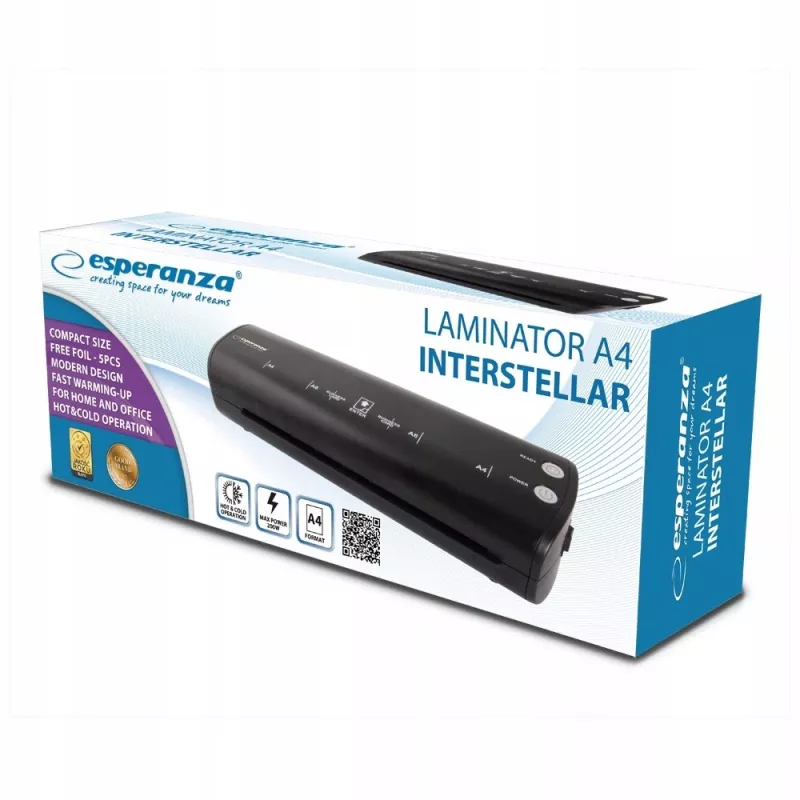 Laminator Esperanza EFL004 Czarny