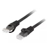 Kabel sieciowy LANBERG PCU6-10CU-1000-BK Cat6 U/UTP RJ-45 10 m czarny