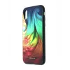 Etui na telefon Tellur Cover Glass Print do iPhone XR Mesmeric – twarde etui ochronne z nadrukiem na szkle