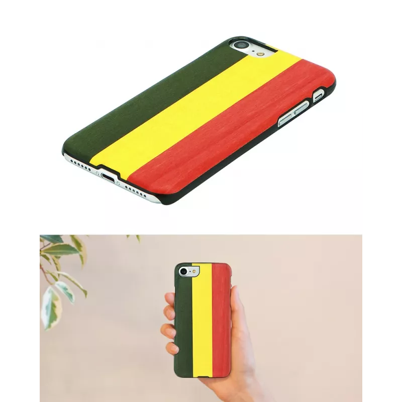 Etui na smartfona man and wood do iPhone XR — Reggae Czarny