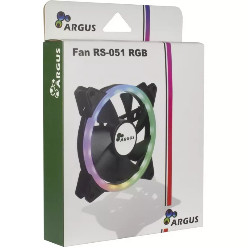INTER-TECH Argus RS-051 ARGB 120mm wentylator obudowy - czarny