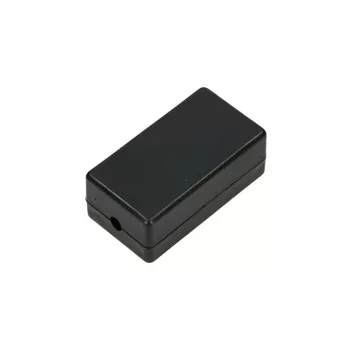 Puszka przyłączeniowa Extralink do kabla Cat5e UTP, plastikowa, czarna, 1-portowa