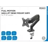 Deltaco ARM-534 uchwyt / podstawa pod monitor 68,6 cm (27) Biurko Czarny