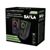 Loudspeaker ESPERANZA BAILA 6 W przewodowy głośnik podłogowy, 6 W RMS, 160–20000 Hz, 3 Ω, USB i 3,5 mm, para