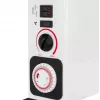 Grzejnik konwektorowy elektryczny NOVEEN CH-6000 TIMER TURBO FAN 2000W 3 poziomy mocy montaż ścienny/podłogowy biały