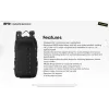 Plecak podróżny Nitecore BP18 — czarny nylon/poliester, 240×160×470 mm