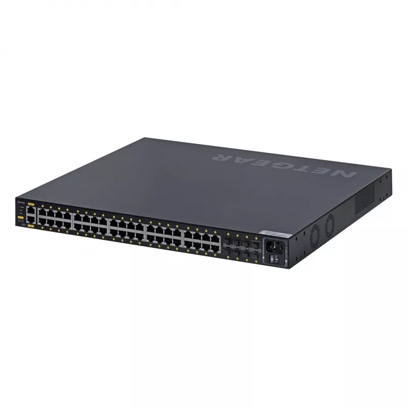 NETGEAR GSM4248PX-100EUS przełącznik sieciowy zarządzalny L2/L3/L4 Gigabit Ethernet (10/100/1000) Power over Ethernet (PoE) czarny