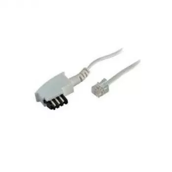 Kabel telefoniczny S/CONN 70046-W 6 m Biały
