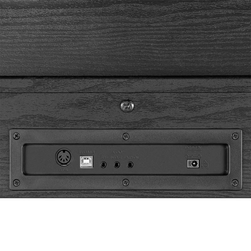 Pianino cyfrowe Kruger & Matz KMDP-45P-BK — wykończenie matowy czarny, ważone klawisze