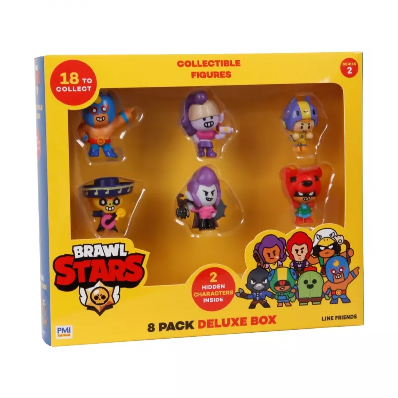 FIGURKI BRAWL STARS S2 - ZESTAW 8 SZT. PUDEŁKO DELUXE VER.B