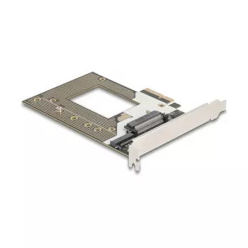 Wewnętrzna karta adaptera M.2 / U.2 DELOCK 90854 — PCIe 4.0 (host: PCIe, wyjścia: M.2 Key M 110 mm, U.2)