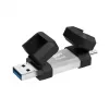 Pamięć USB Silicon Power 256 GB USB Type-A / USB Type-C, USB 3.2 Gen 1, aluminiowo-gumowa zatyczka
