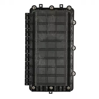 Zewnętrzna osłona złącza światłowodowego Extralink Jerry 2 kasety 24-żyłowa, obudowa ABS/PVC, czarna
