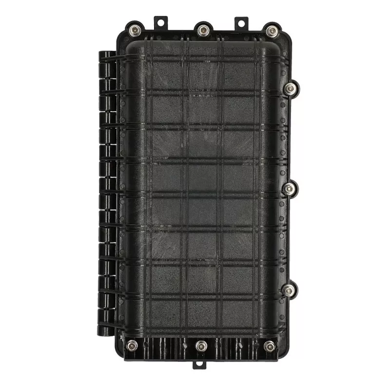 Zewnętrzna osłona złącza światłowodowego Extralink Jerry 2 kasety 24-żyłowa, obudowa ABS/PVC, czarna