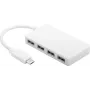 Microconnect USB3.1CUSB3 koncentrator interfejsu USB 3.2 Gen 1 (3.1 Gen 1) Type-C 5000 Mbit/s Biały