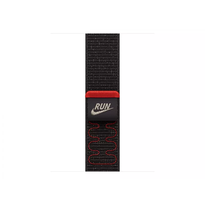Pasek Apple Nike Sport Loop Czarny Nylon, Poliester z recyklingu, Spandex