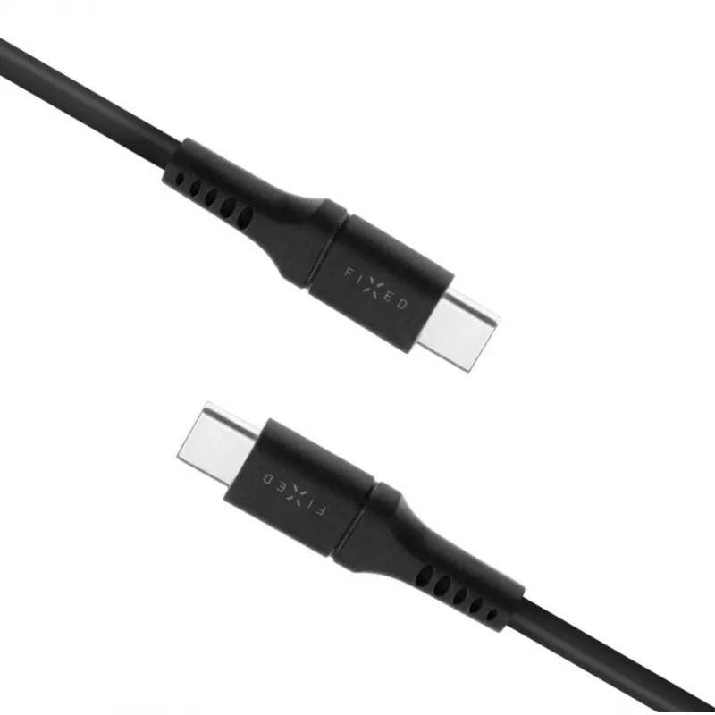 Przewód stały USB-C do USB-C FIXED FIXDLS-CC2-BK — 2 m, 60 W