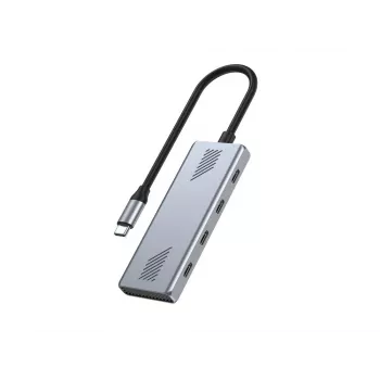 Koncentrator USB-C 3.2 Gen 2 z 4 portami firmy GEMBIRD UHB-CM-U310-C4-01