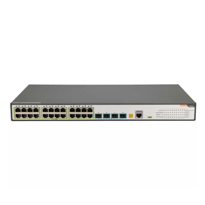 Przełącznik zarządzalny FiberHome S4820-28T-X-PE-AC L2/L3 Gigabit Ethernet 24 porty PoE