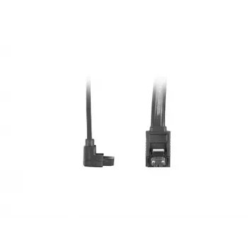 Kabel SATA III LANBERG CA-SASA-13CU-0050-BK 0,5 m, SATA 7-pin do 7-pin, 6 Gbit/s, czarny