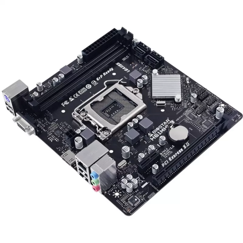 Płyta główna BIOSTAR H61MHV3 micro ATX, chipset Intel H61, LGA 1155, DDR3, 2x DIMM, 4x SATA II, HDMI, VGA