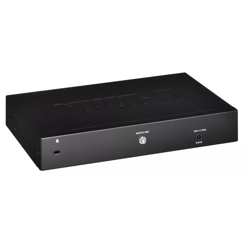D-Link DGS-1210-08P/E Zarządzany przełącznik L2 Gigabit Ethernet (10/100/1000) Power over Ethernet (PoE) Czarny