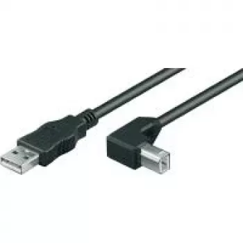 Wentronic Goobay Kabel USB 2.0 Hi-Speed, czarny, 5 m - wtyk USB 2.0 (typ A) > wtyk USB 2.0 (typ B) (95118)