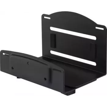 SpeaKa Professional Uchwyt na PC do montażu ściennego CPB-2 SP-7571908 Czarny wytrzymały do wagi=10 kg (SP-7571908)