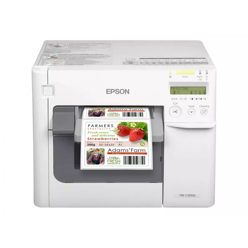 Epson TM-C3500 drukarka etykiet atramentowa kolorowa 720 x 360 DPI 103 mm/s przewodowa Ethernet LAN