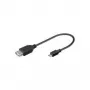 Wentronic Goobay Adapter USB 2.0 Hi-Speed, gniazdo USB 2.0 (Typ A), 0,2 m - Gniazdo USB 2.0 (Typ A) > Wtyk Micro USB 2.0 (Typ B) (95193)