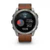 Garmin Fenix 8 3,56 cm (1,4 inch) AMOLED 51 mm cyfrowy 454 x 454 pikseli ekran dotykowy tytanowy Wi-Fi GPS (satelitarny)